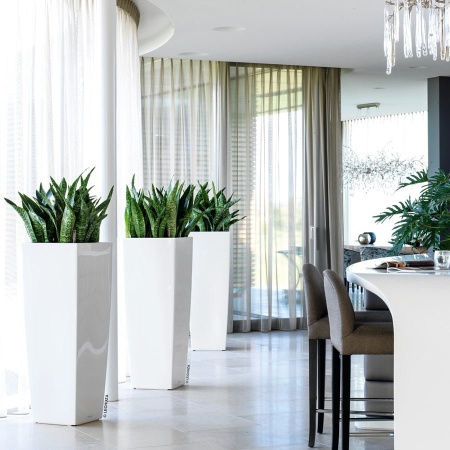 Кашпо Lechuza Cubico Alto