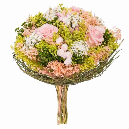 Стабилизированный букет Гарден розовый
