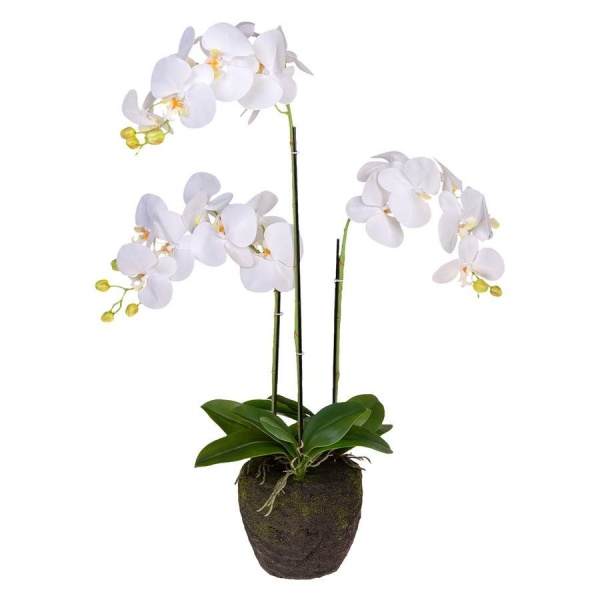 Фаленопсис искусственный в кашпо