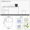 Кашпо Lechuza Classico Color