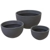 Цветочный горшок Gray sand Round