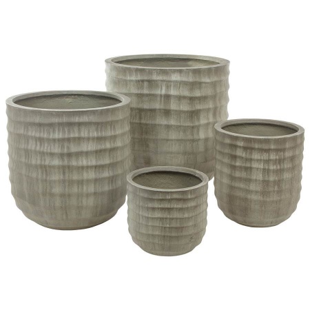 Большой уличный горшок Palm Round