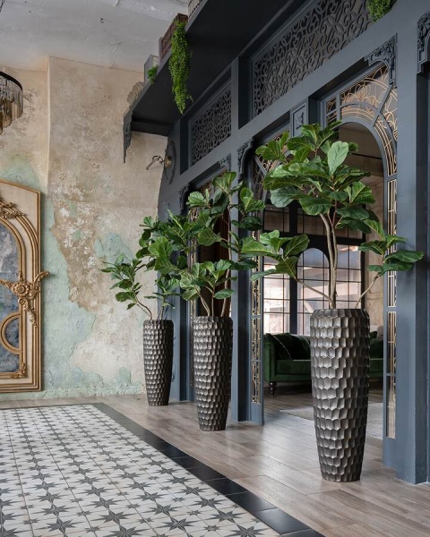 Высокий горшок Cell Vase