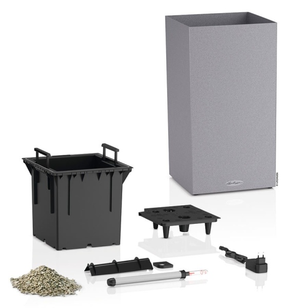 Кашпо Lechuza Canto Stone LED high