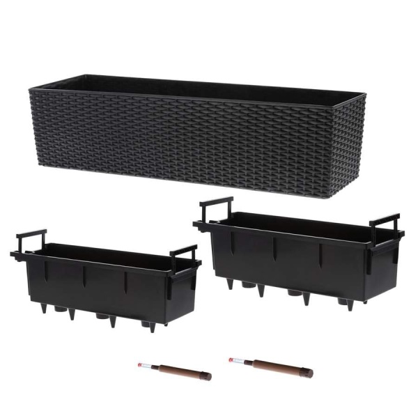 Пластиковое кашпо с автополивом Balcony Twist