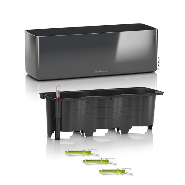 Кашпо Lechuza Cube Glossy Triple