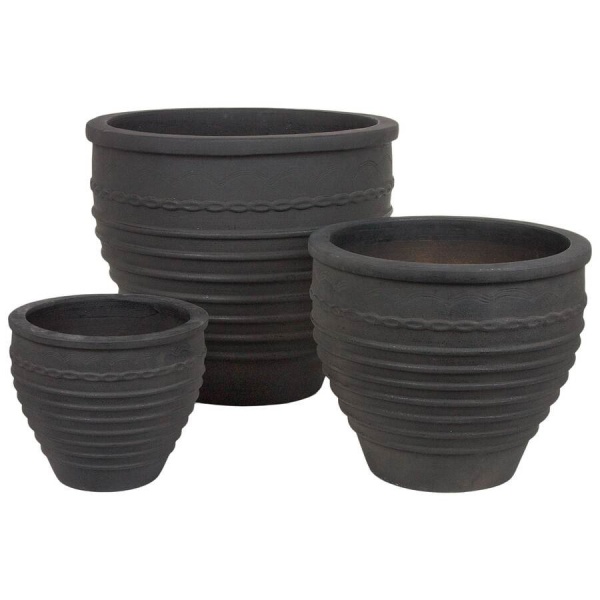 Уличный большой глиняный горшок Anterra 