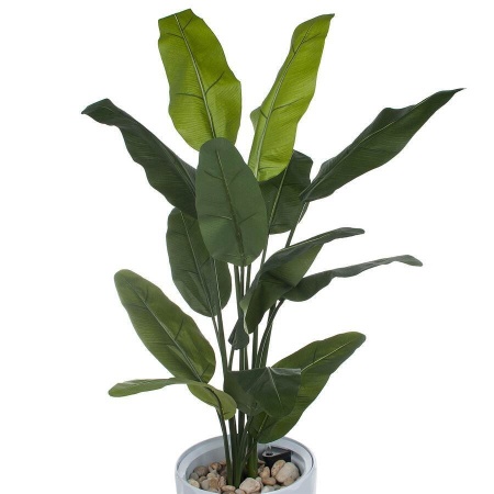 Растение искусственное Стрелиция в горшке Vase Rib