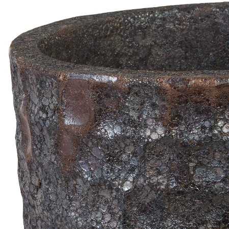 Высокий горшок для цветов S-copper