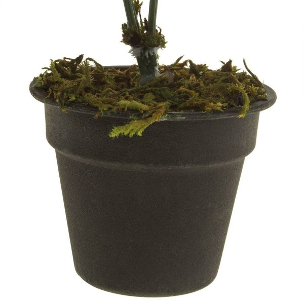 Пуансеттия искусственная в горшке