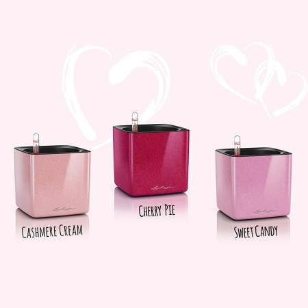 Кашпо Lechuza Cube Glossy Kiss
