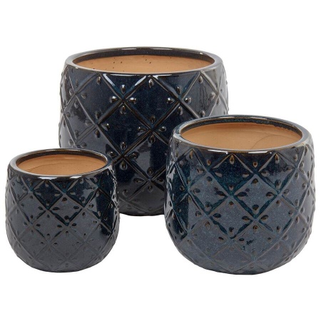 Кашпо керамическое Портвейн