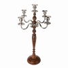 Подсвечник деревянный высокий