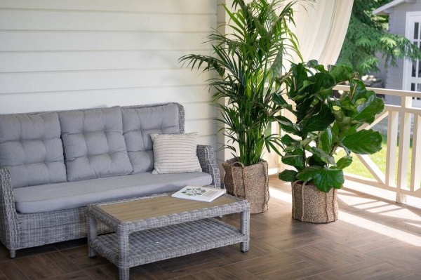 Кашпо плетеное Tower фото