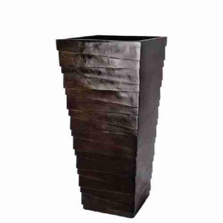 Высокий вазон Zigzag 