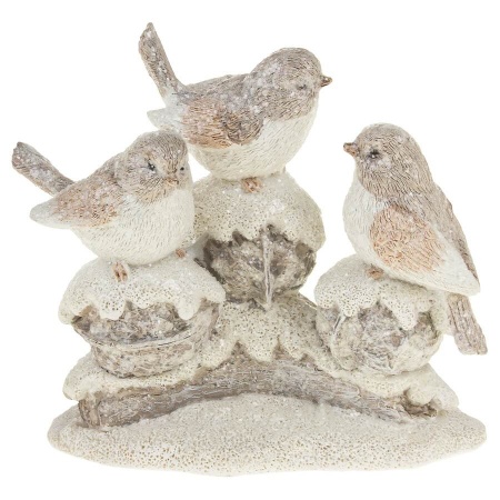 Набор декоративных фигурок птичек