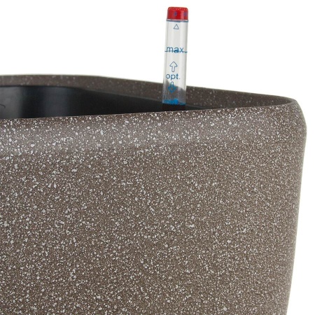 Пластиковое кашпо с автополивом Square Stone