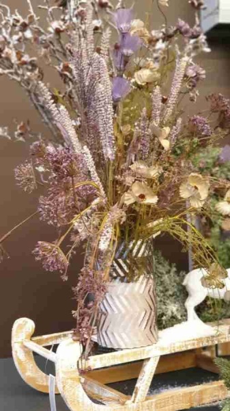 Стеклянная ваза Домания