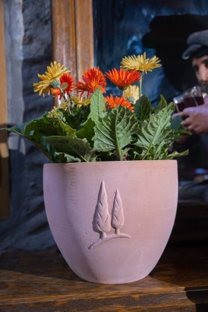 Уличный горшок из глины Terra Hill