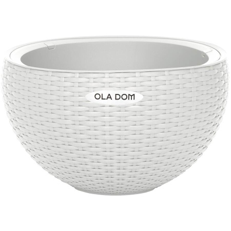 Кашпо круглое OLA DOM RATTAN 5 литров