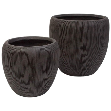 Цветочный горшок Pm-bgray Round