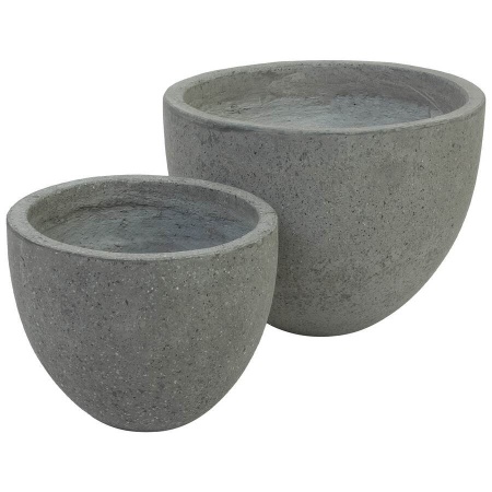 Большой уличный горшок Sandy Cement