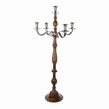 Подсвечник деревянный высокий