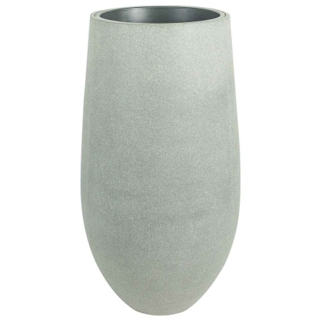 Цветочный горшок Round Rough Grey column