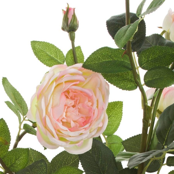 Роза искусственная в кашпо