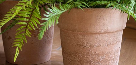 Большой горшок из глины Mterra Cone