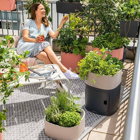 Кашпо Lechuza Pila Growpot Color