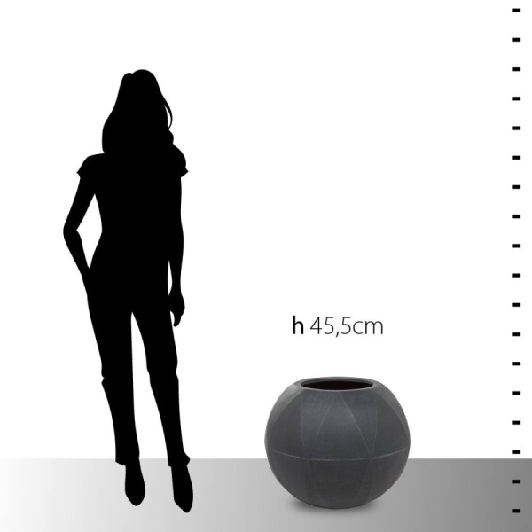 Большой круглый горшок Diamond Ball