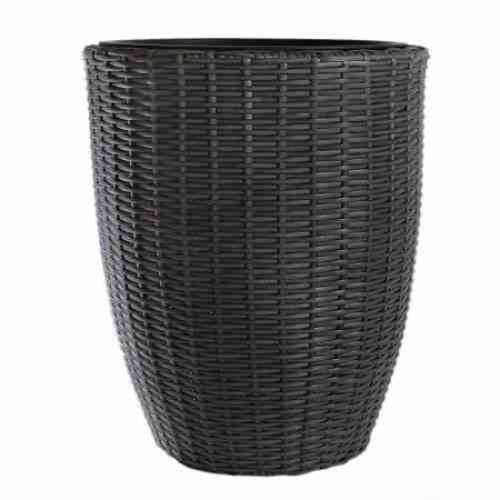 Горшок для цветов GREY RND Complete