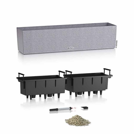 Кашпо Lechuza Balconera Stone 80