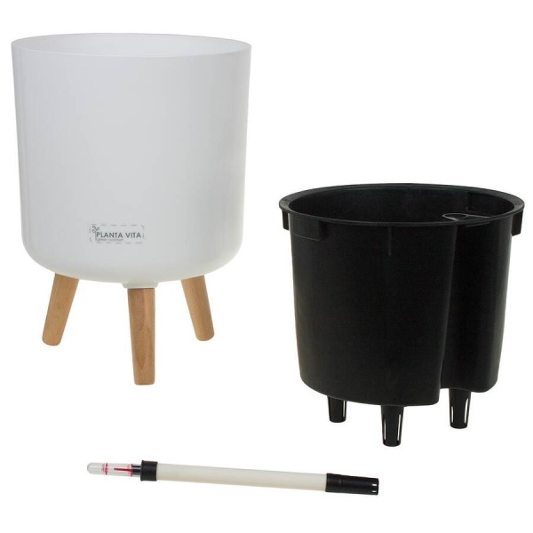 Пластиковое кашпо с автополивом Cylinder Matt WL