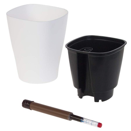 Пластиковое кашпо с автополивом Crater Matt