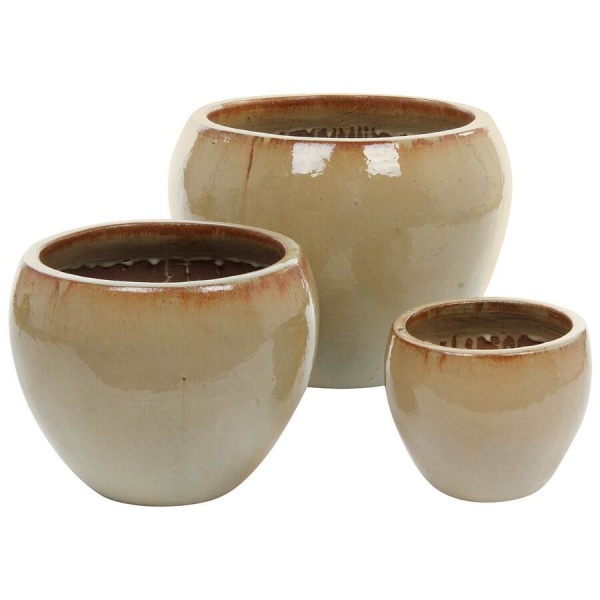 Кашпо керамика Кракелюр 