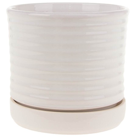 Горшок из керамики Волна