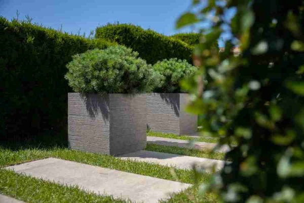 Цветочный горшок Square Brown Washed cube