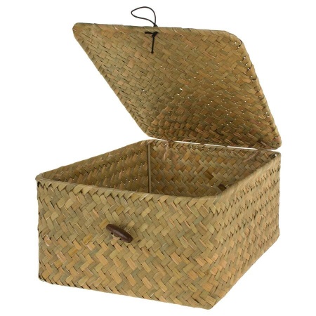 Плетеная шкатулка