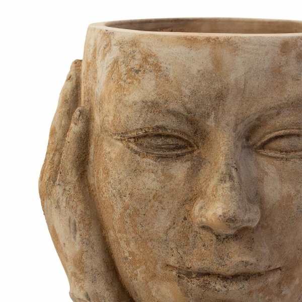 Глиняный горшок голова Head Ear