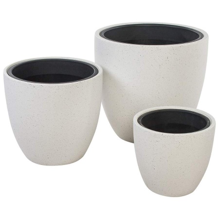 Горшок для цветов Pote-white Round