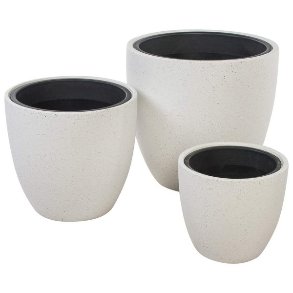 Горшок для цветов Pote-white Round
