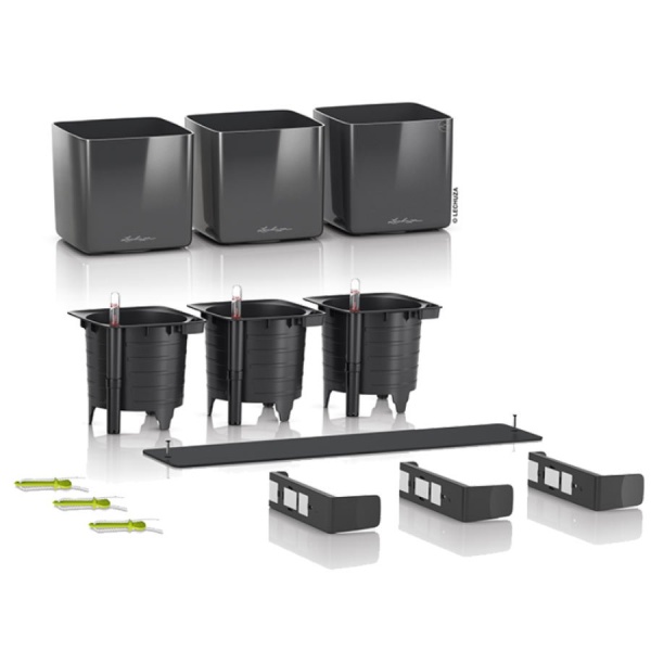 Настенное кашпо Lechuza Green Wall Home Kit Glossy