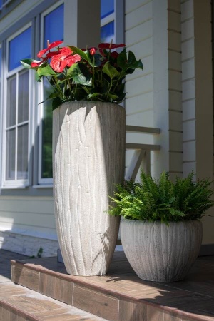 Высокий горшок вазон Lava 