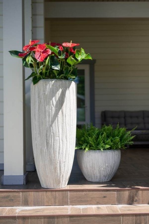 Высокий горшок вазон Lava 