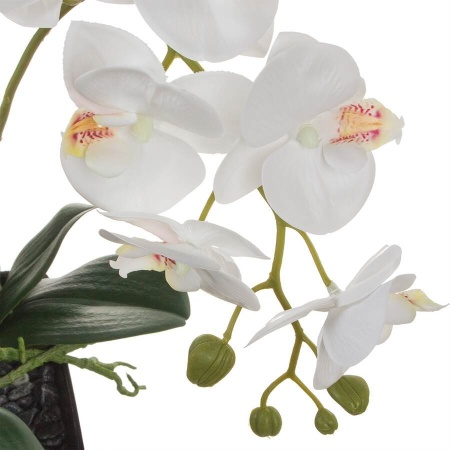 Орхидея искусственная в кашпо