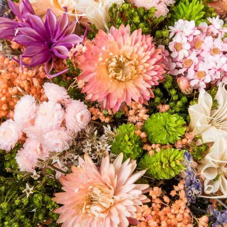 Стабилизированный букет Фантазия розовый