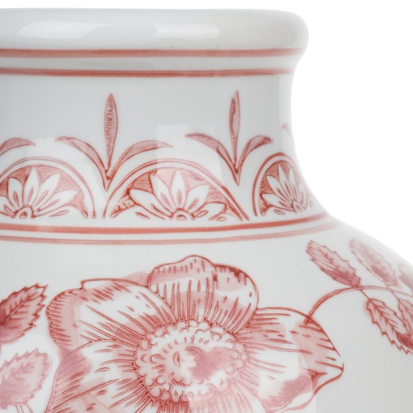 Керамическая ваза Шинуазри Red