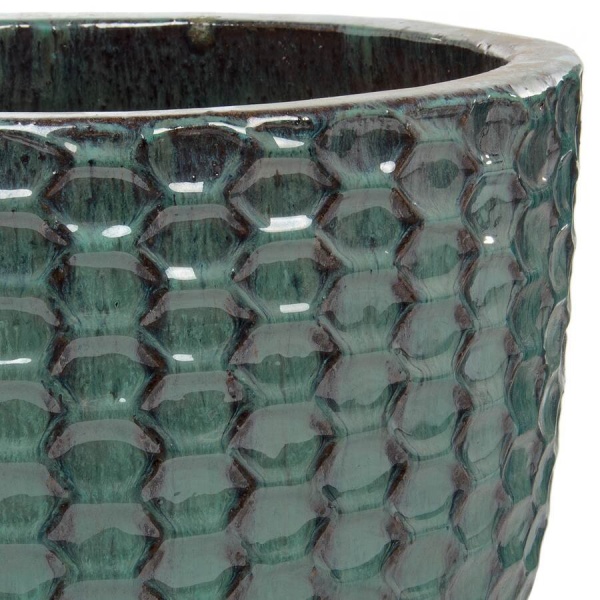 Большой керамический горшок Duo Round